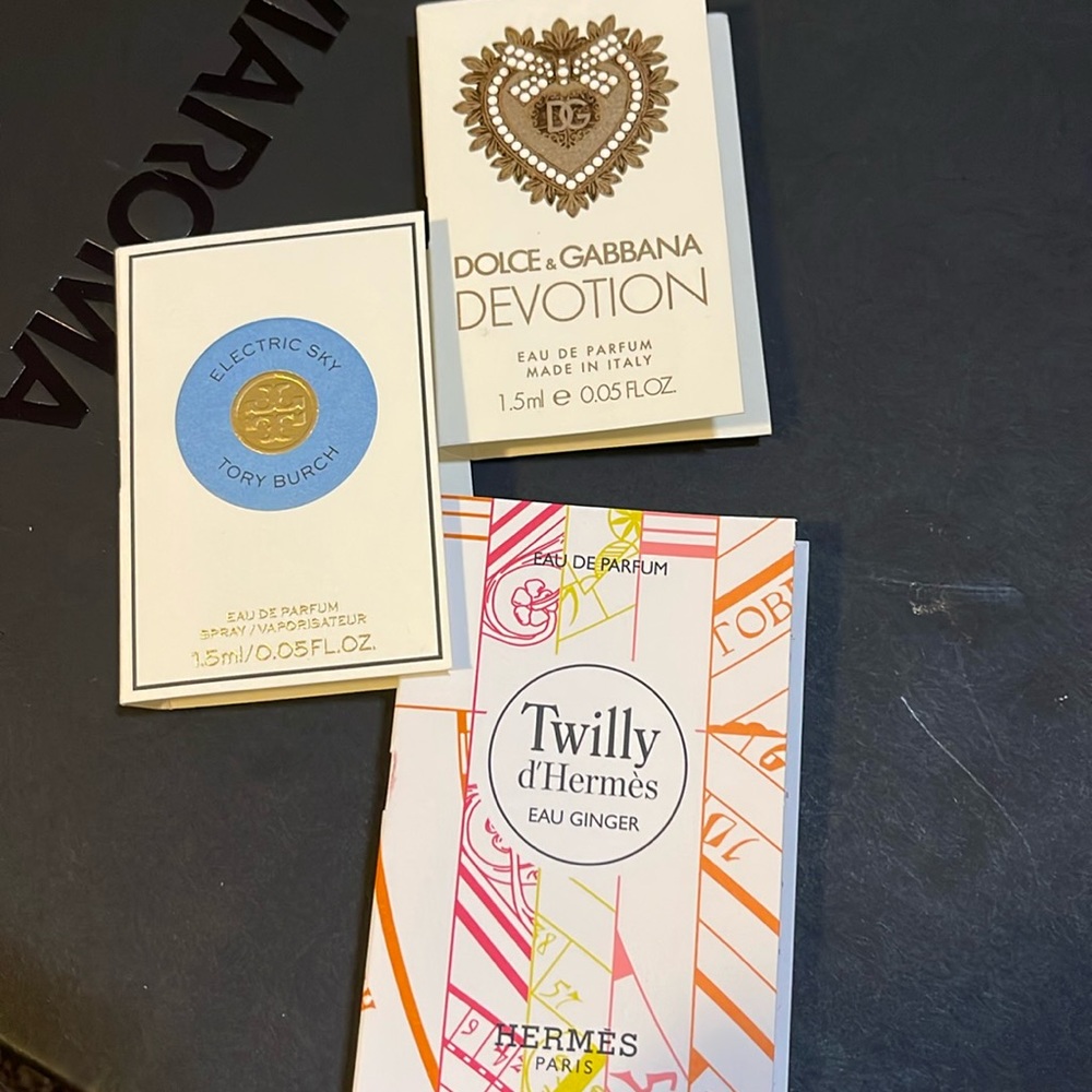 Tory Burch Hermes Dolce Gabbana sample x3
